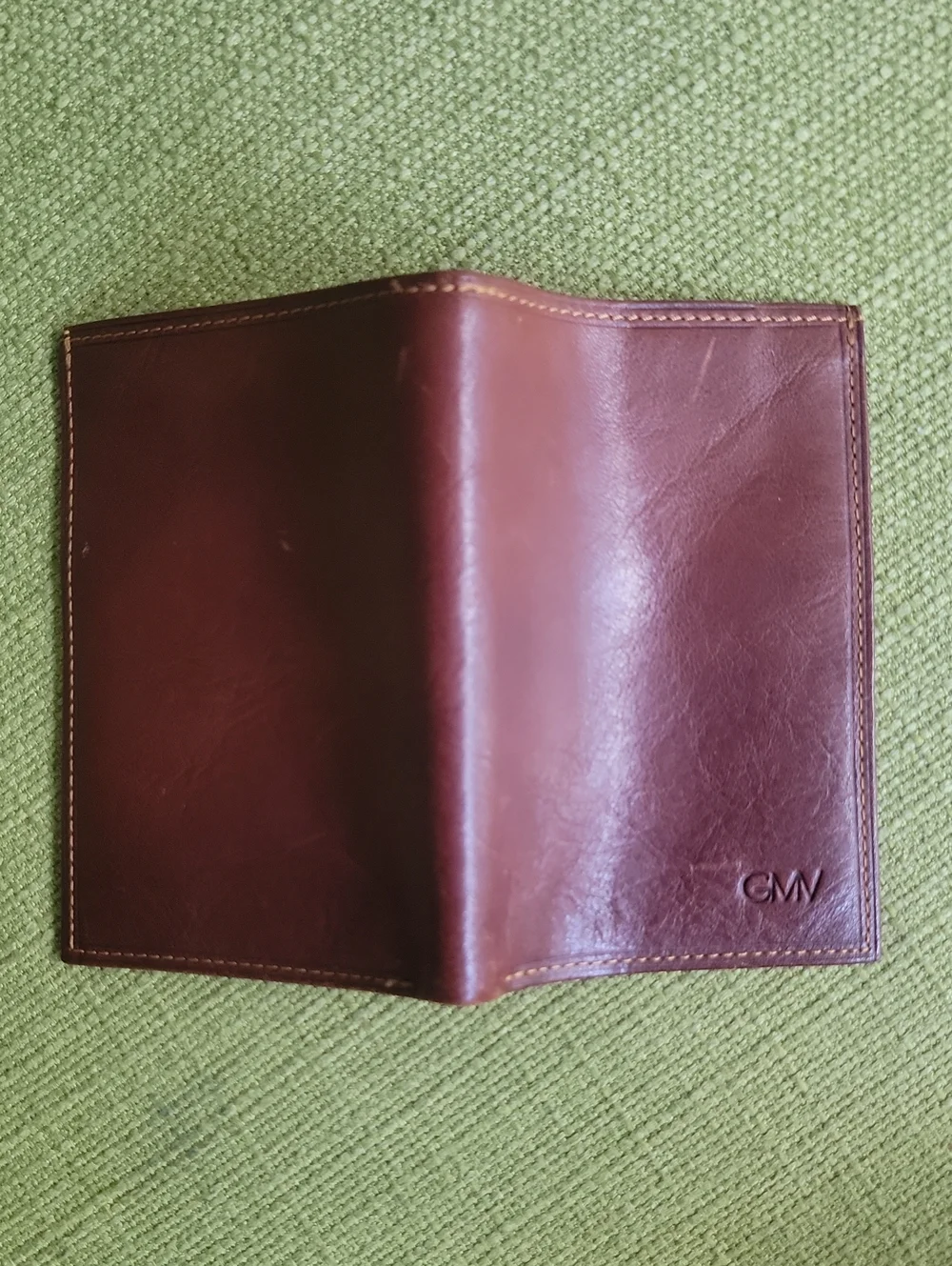 Vera Pelle Brown Leather Bifold Wallet